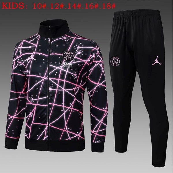 Ninos Chandal PSG 2025/26 Negro Rosa 2